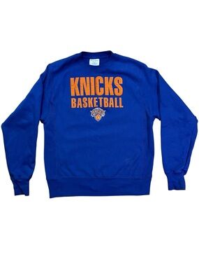 Vintage Champion NY Knicks Basketball Reverse Weave Crewneck